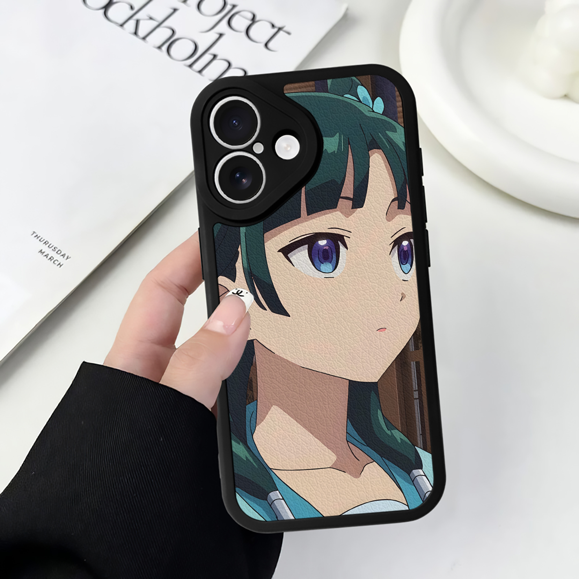 薬屋のひとりごと The Apothecary Diaries 【iPhone 16シリーズ対応】シリコンスマホケース（レザー調） 材質：シリコン